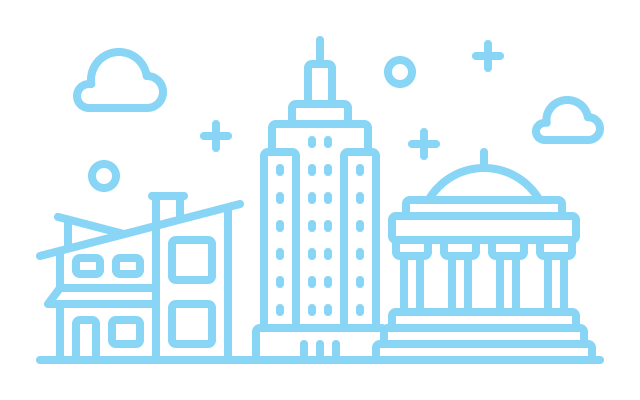 Arche-tecture Icons of different building types