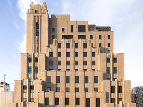 Art Deco building crown