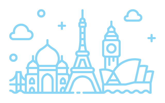 One City, Many Stories Illustration of a city skyline