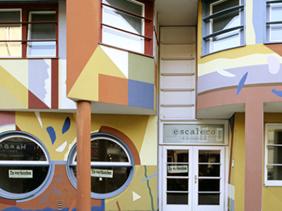 Colorful postmodern building