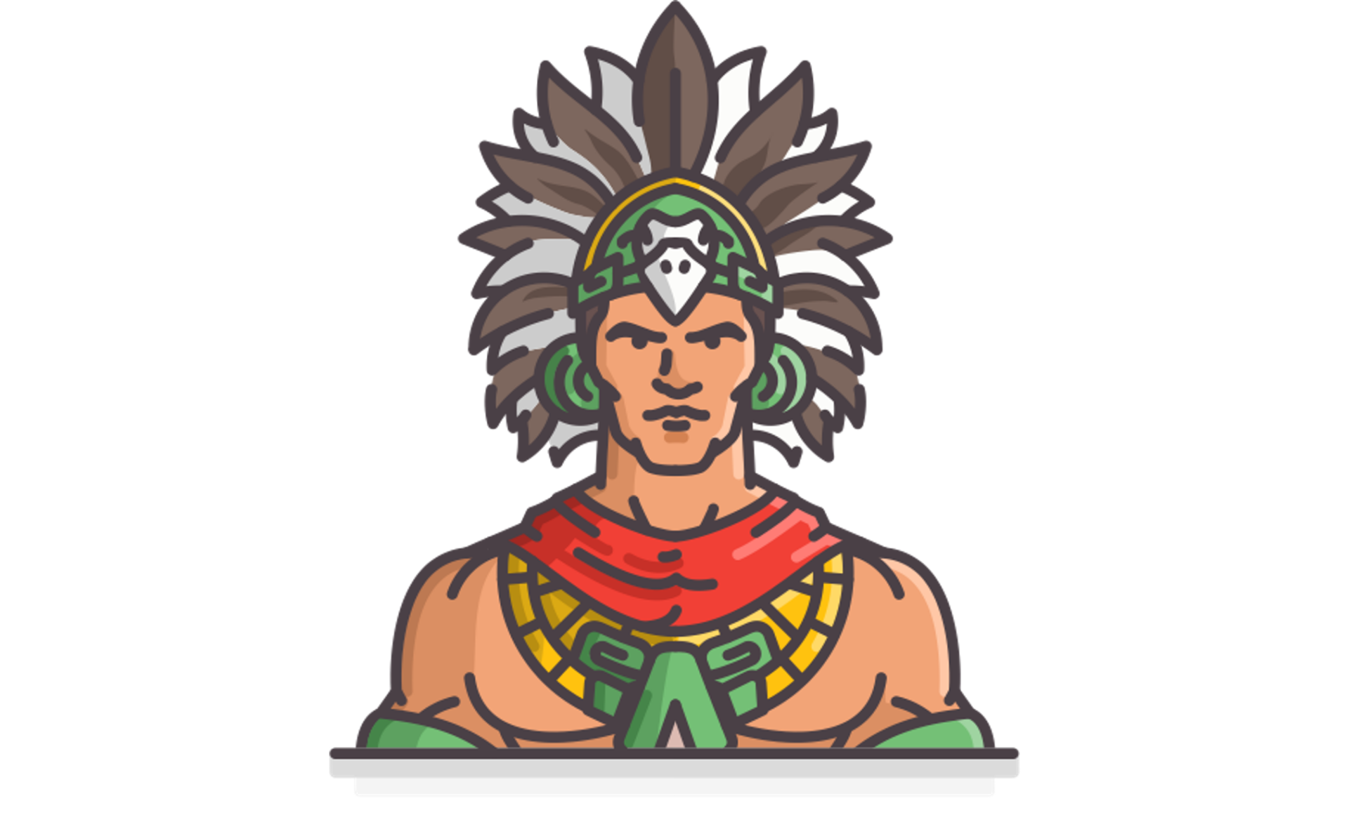 Icon of an Aztec Warrior